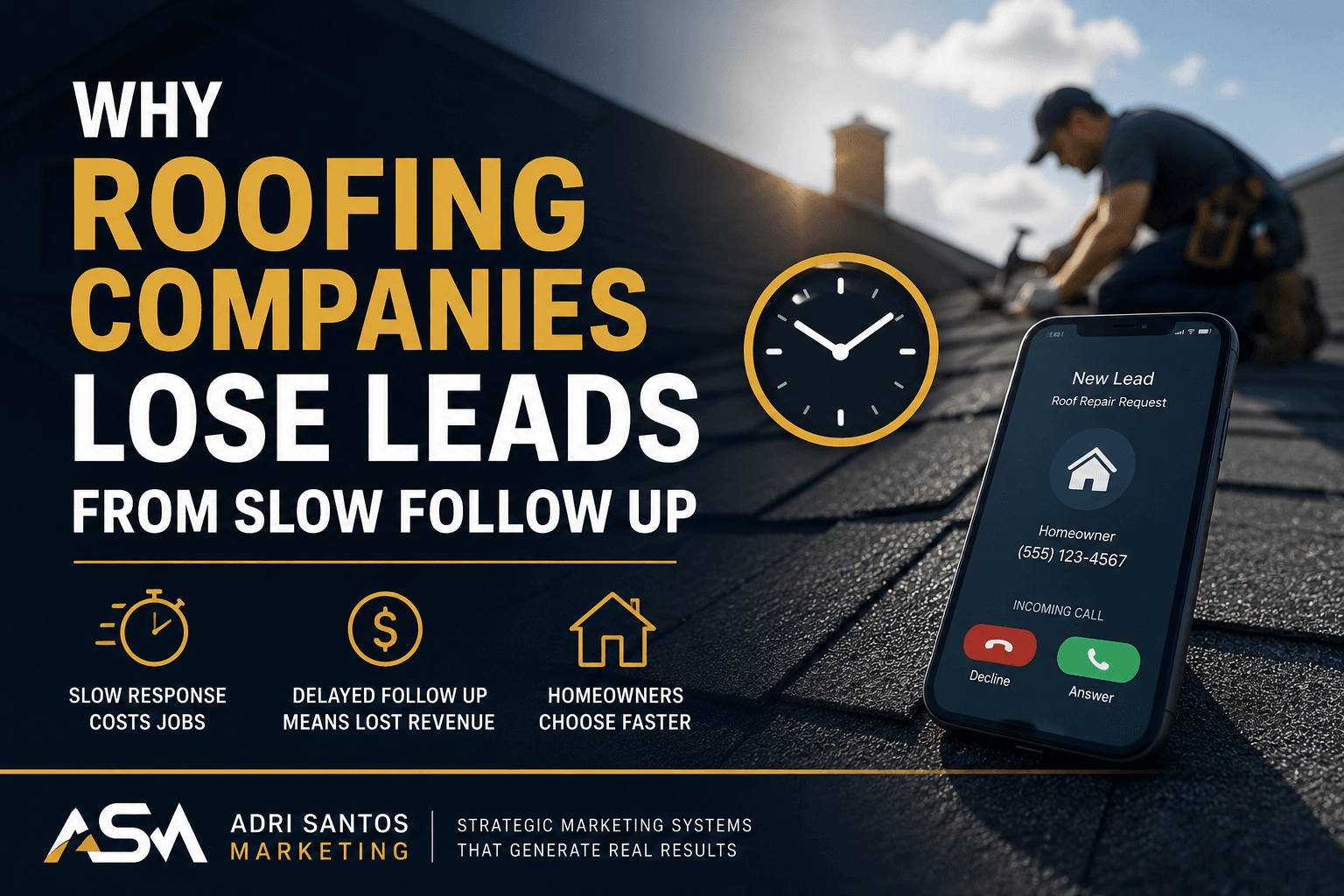 Why roofing companies lose leads