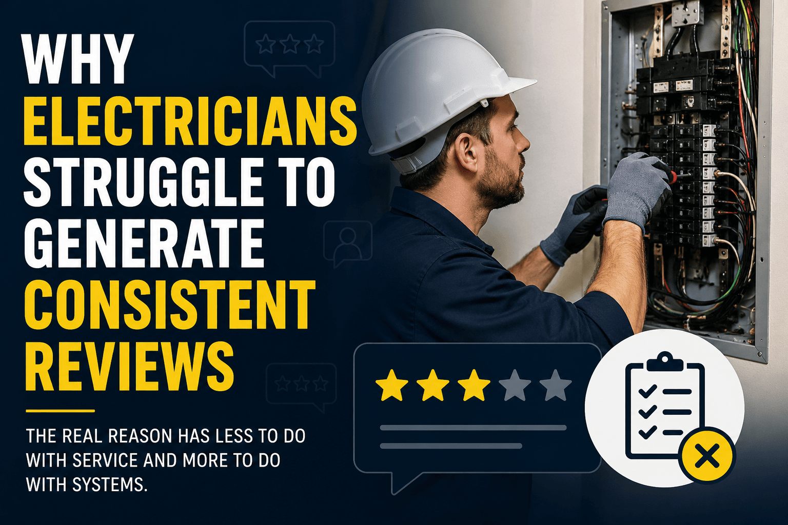 Why electricians struggle with reviews